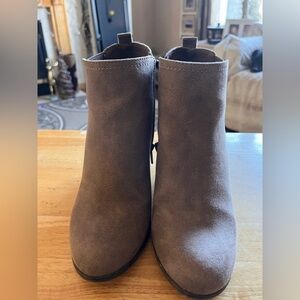 Taupe Fergie Booties